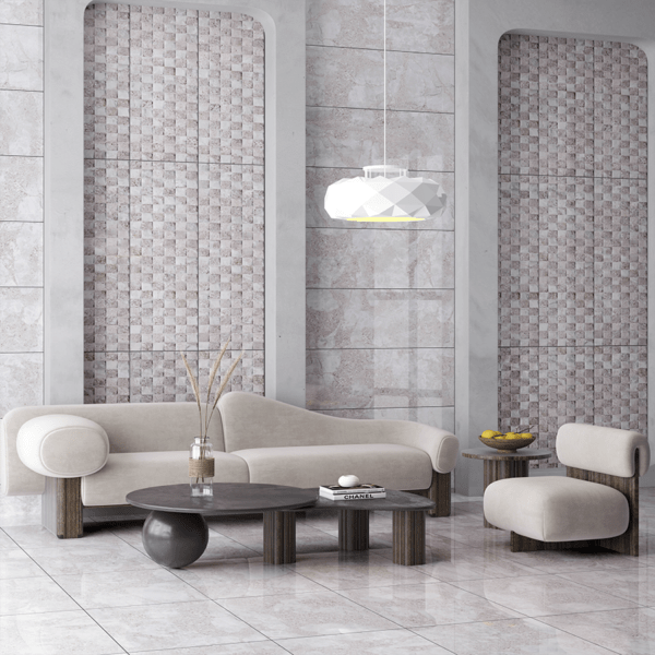 Kakel Moonstone Color Silver Decofon 30x90 cm