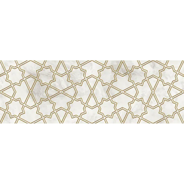 30x90 cm Kakel Sante Color Vit Dekor
